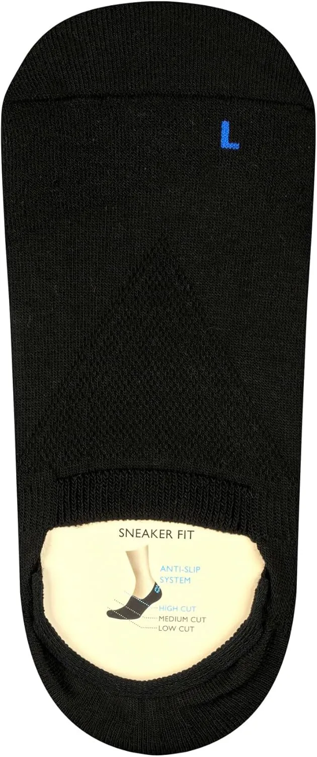 FALKE Women's Cool Kick No Show Socks, Cooling, Low Cut, Non Slip Heel, 1 Pair