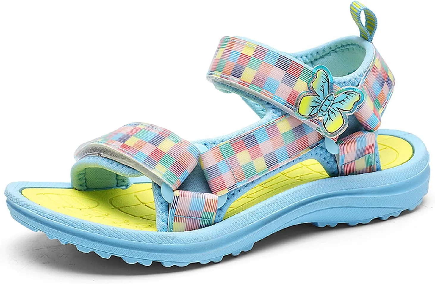 FLIOZY Sandals Girl's Hiking Sandals Kids Adjustable Straps Open Toe Sport Sandals Toddler Summer Sports Outdoor Shoes