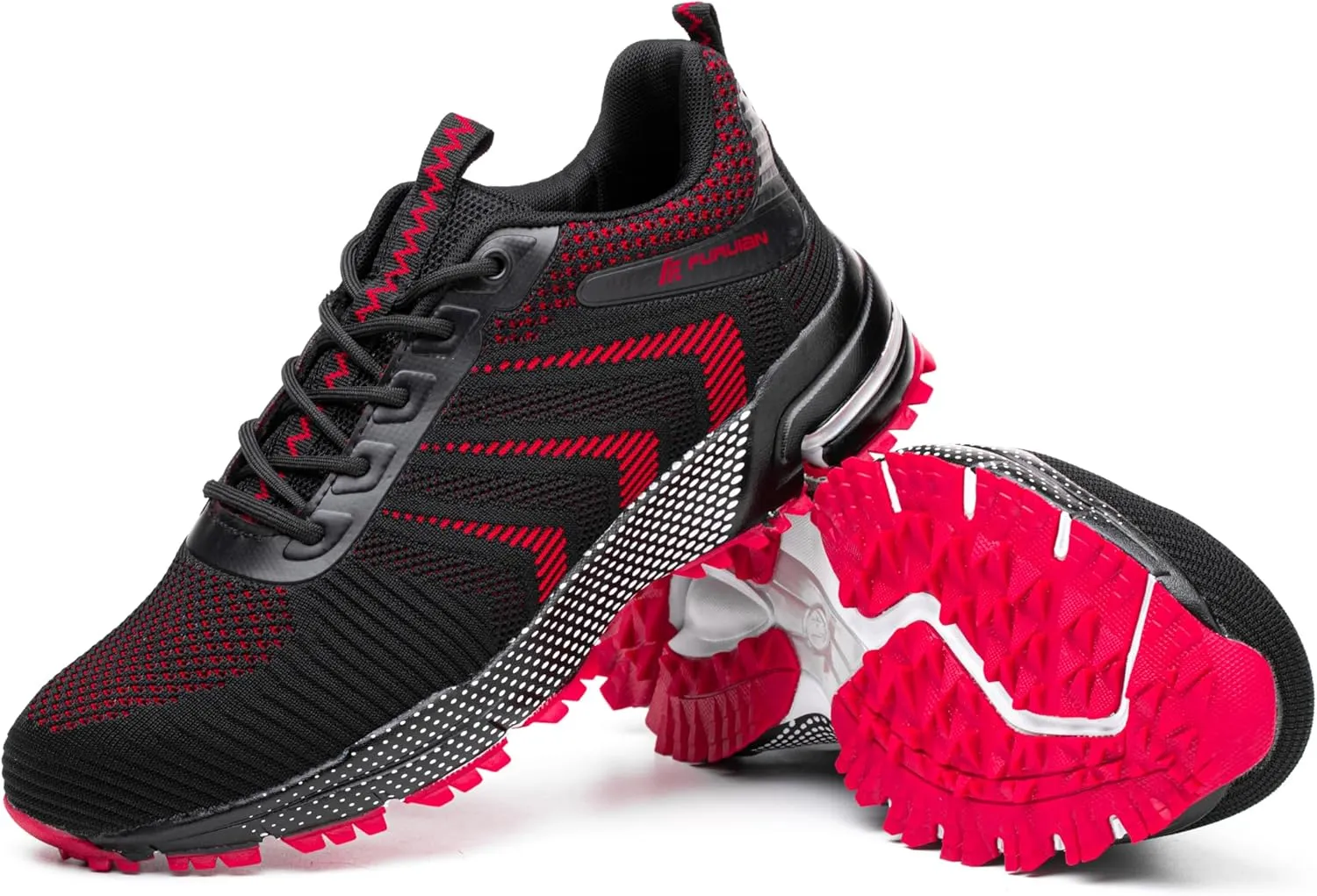 Furuian Steel Toe Sneakers for Women Men Lightweight Safety Shoes Comfortable Steel Toe Shoes