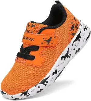 GEERX DIMO Dinosaur Toddler Boys Shoes Non Slip Lightweight Breathable Comfortable Sport Athletic Running Tennis Sneakers