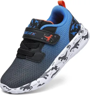 GEERX DIMO Dinosaur Toddler Boys Shoes Non Slip Lightweight Breathable Comfortable Sport Athletic Running Tennis Sneakers