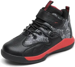 GEERX Dino Kids Boys Basketball Shoes Non Slip High Top Ankle Protection Sport Athletic Boy Sneakers