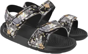 Girls Boys Comfort Sandals Cartoon Print Adjustable Hook and Loop for Toddlers Little Kid