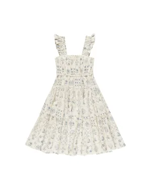 Girls Dresses | Josie Dress- Tile | Rylee and Cru