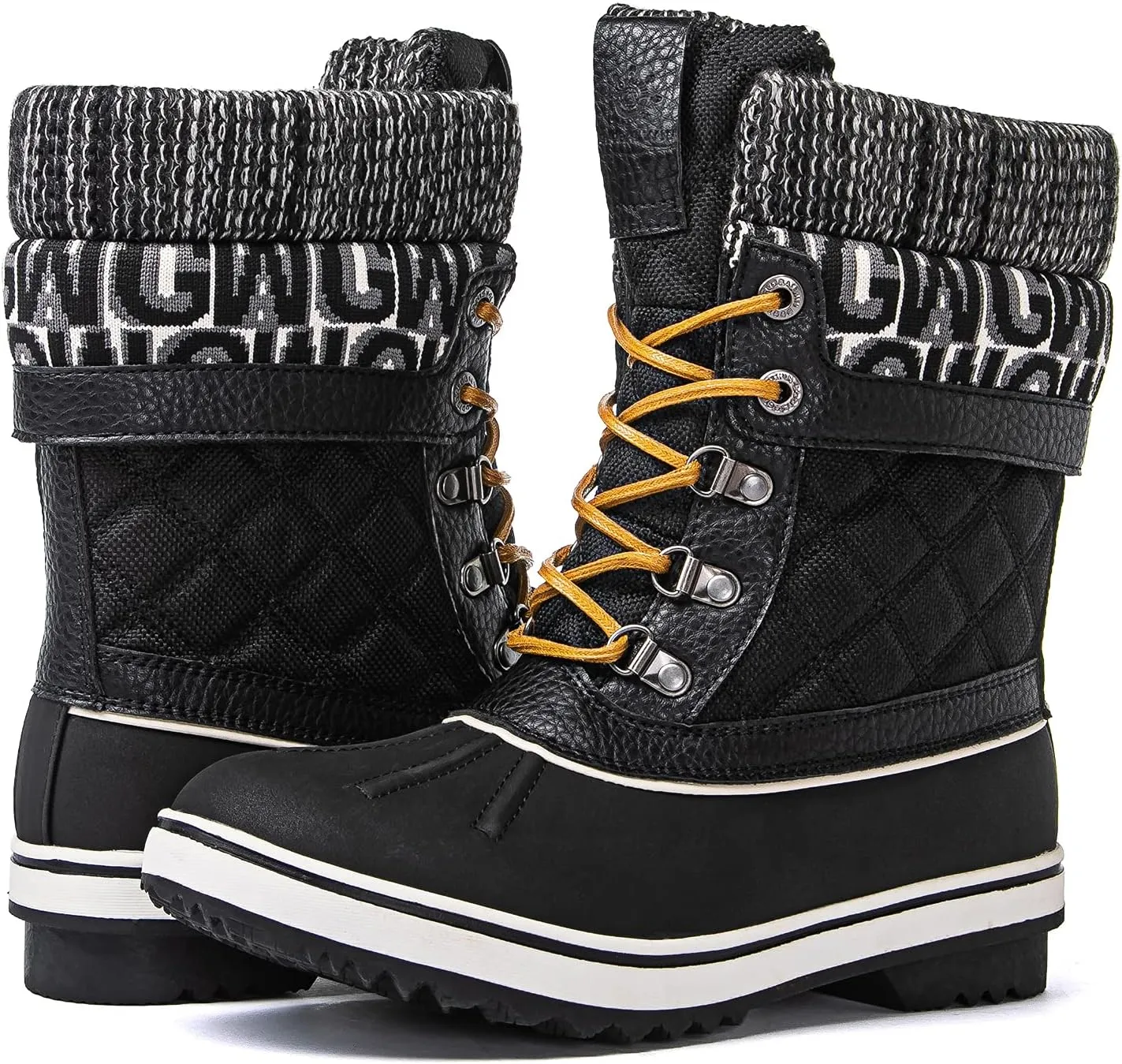 GLOBALWIN Women's Waterproof Winter Boots Snow Boots For Women