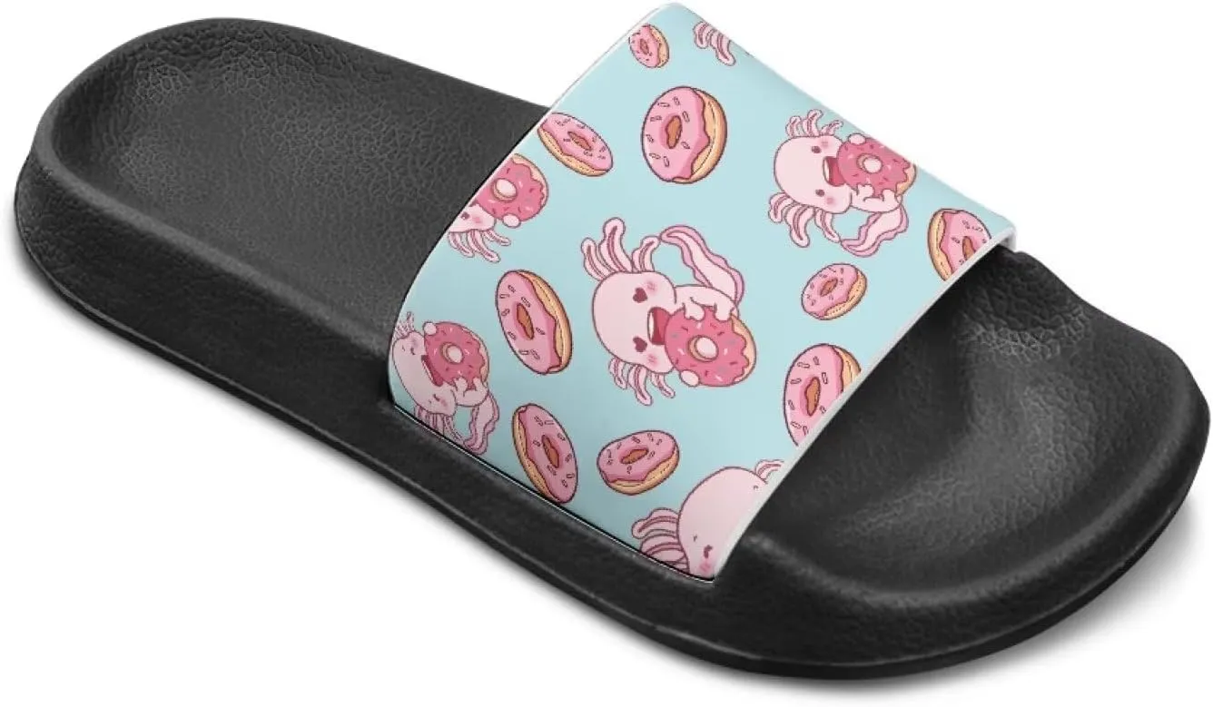 GOSTONG Boys Girls Summer Sandals Non-Slip Water Kids Shower Shoes for Beach Pool & Outdoor Quick-Dry Lightweight House Slippers Thick Sole