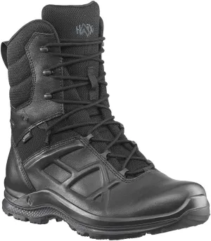 HAIX Black Eagle Tactical 2.0 GTX High Side Zip - Waterproof Work Boots, With Anti-Slip Sole, Shock Absorbing Technology, And Lightweight Design, Great Boots For Police Men