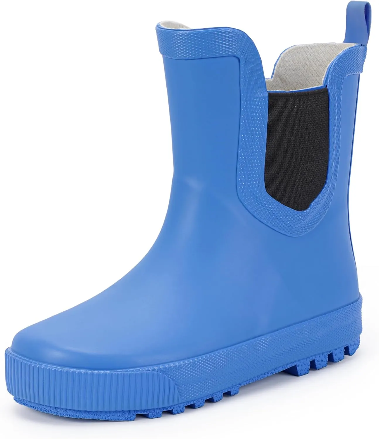 Hehainom Toddler Kids Rain Boots for Girls Boys Waterproof Rainboots Easy-on Light Weight Chelsea Rain Shoes