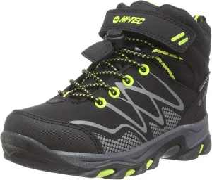 HI-TEC Blackout Mid Boots Black/Lime UK 4 Black/lime