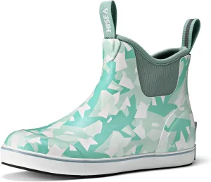 HISEA Women's Ankle Rain Boots, Rubber Fishing Deck Boots, Garden Boots for Women Waterproof