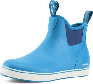 HISEA Women's Ankle Rain Boots, Rubber Fishing Deck Boots, Garden Boots for Women Waterproof