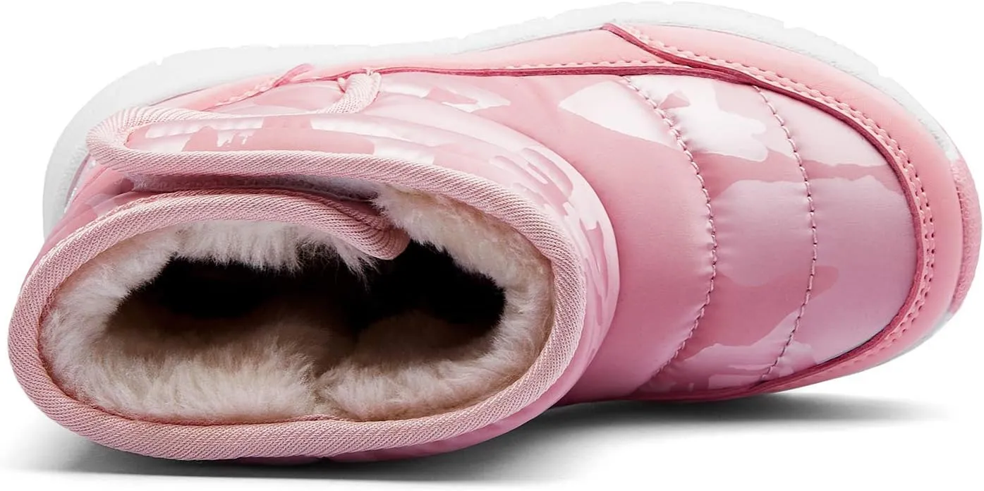 HOBIBEAR Boys Girls Toddler Snow Boots Waterproof Slip Resistant Outdoor Winter Shoes(Toddler/Little Kids/Big Kids)