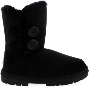 Holly Womens Twin Button Waterproof Winter Snow Boots