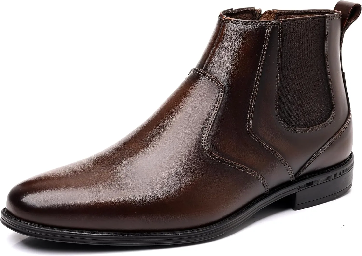 Holy dove Chelsea Boots Men – Genuine Leather,Chelsea Boots for Men with Side Zipper, Casual Slip-On Ankle Boots, Chukka & Oxford Style Dress Boots