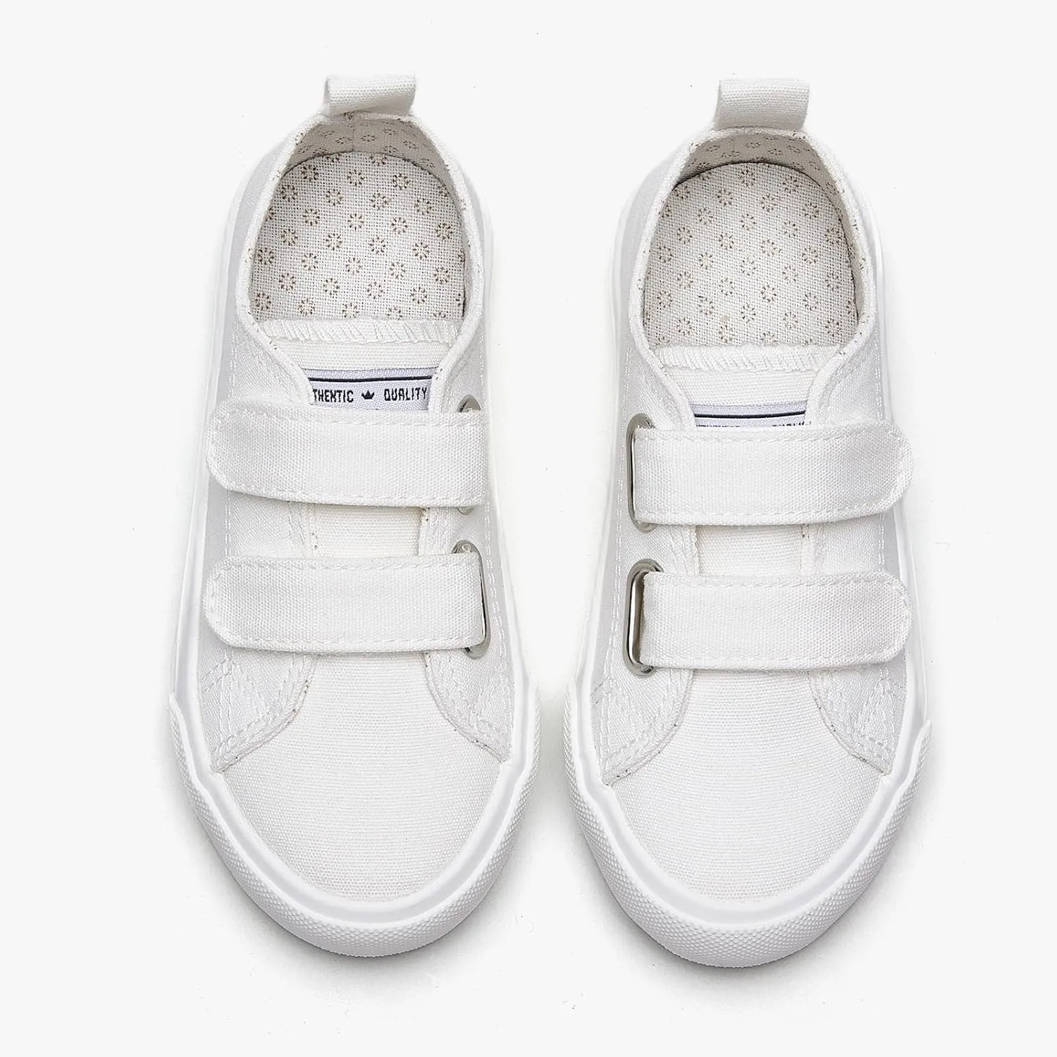 Hook Loop Canvas Sneakers for Girls and Boys Soft Fashion Shoes