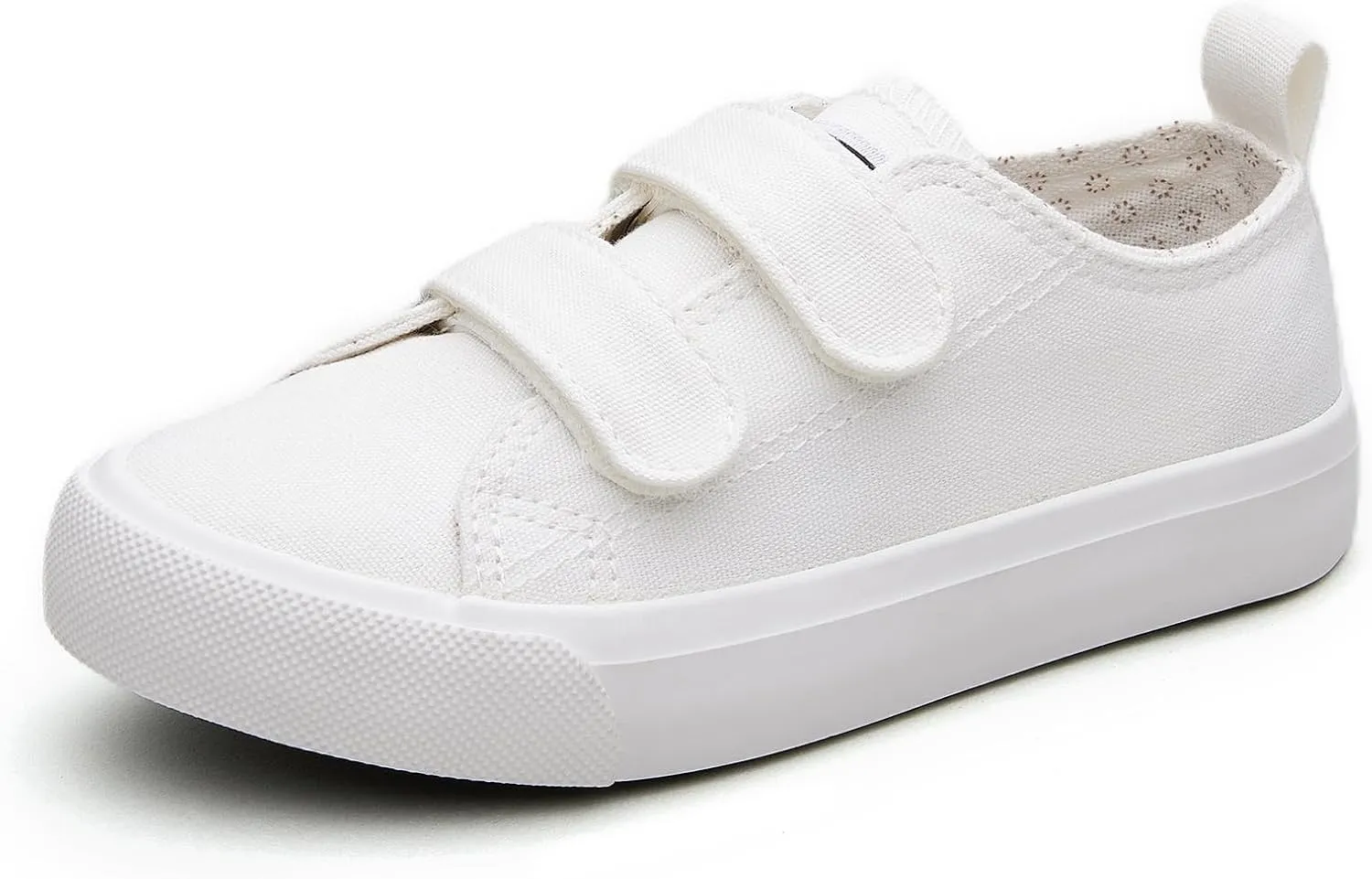 Hook Loop Canvas Sneakers for Girls and Boys Soft Fashion Shoes