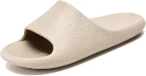 House Slides for Women Men, Quick Drying Shower Slippers, Waterproof Cloud Slides for Women Indoor, Soft Womens Slides Sandals Comfortable Arch Support
