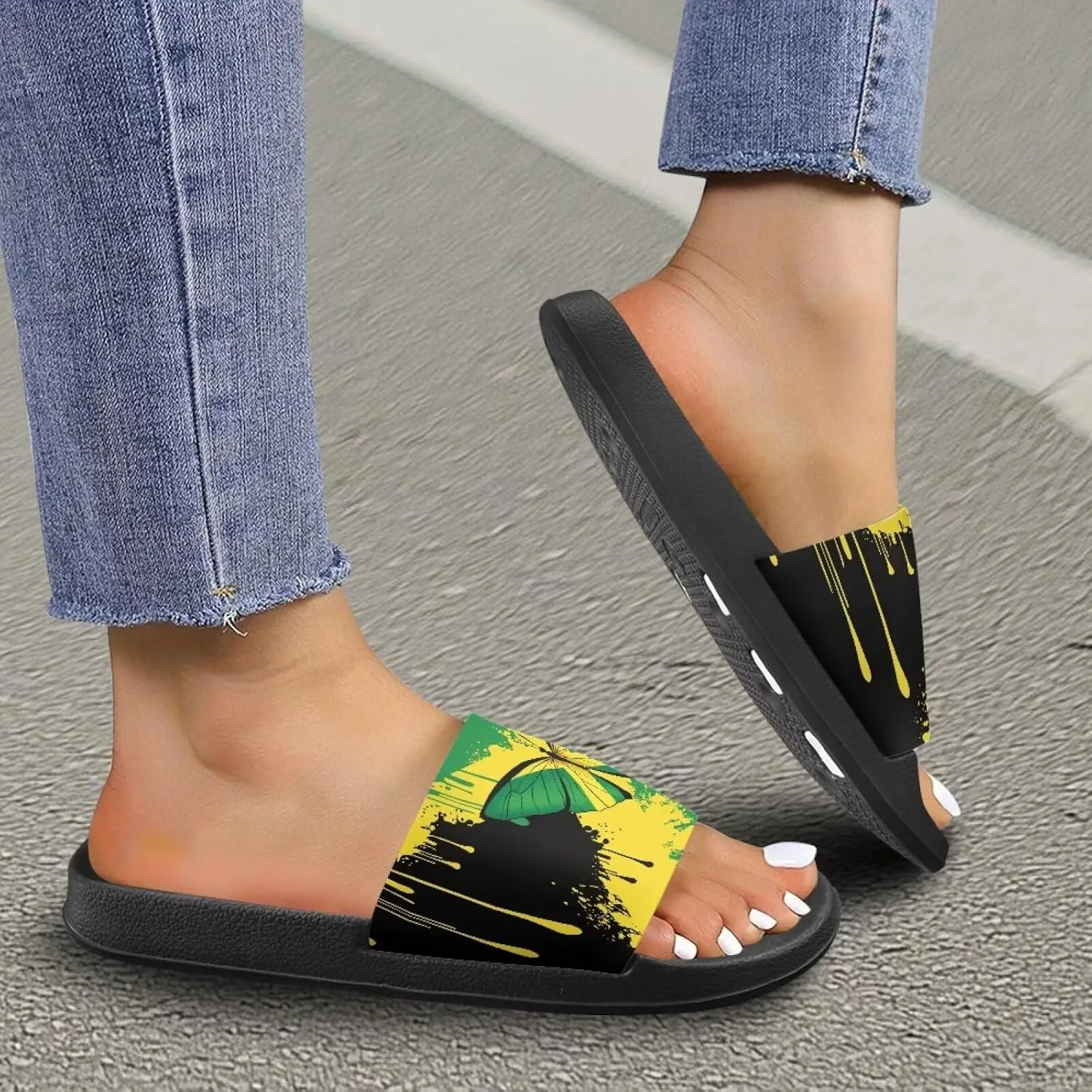 Increase Platform Flip Flops - Anti-Slip Outdoor Sandals for Beach, Pool, and Travel