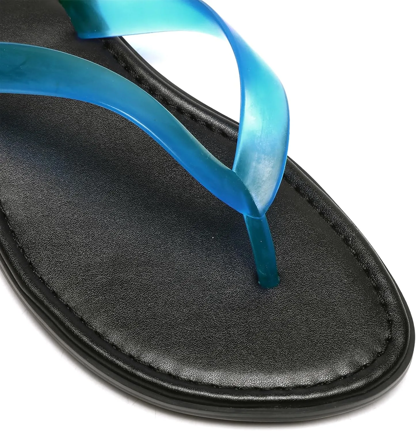 Jelly Beach Sandals for Women Comfortable Clear Jelly Slip on Thong Sandals Jelly Slides Flip Flop Sandals Women Dressy Shoes