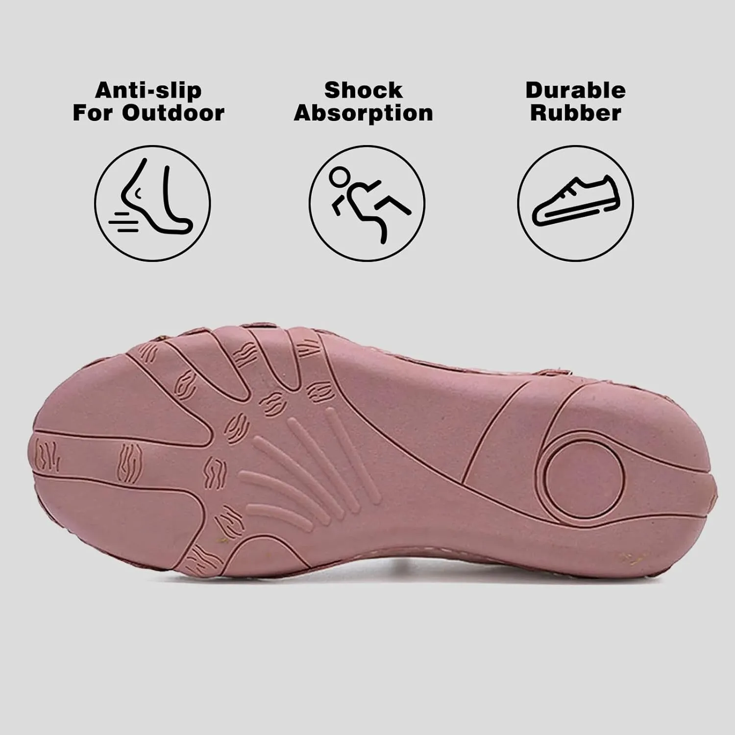 JishinGal Women Outdoor Mesh Trail Shoes for Hiking & Walking Women's Summer Sports Shoes Breathable Mesh Non-Slip Lightweight Casual Sneakers