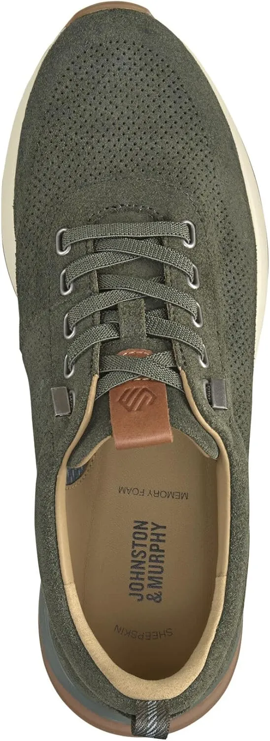 Johnston & Murphy Kinnon Jogger Men’s Shoes – Men’s Casual Sneakers, Comfortable Shoes for Men, Mens Fashion Sneakers