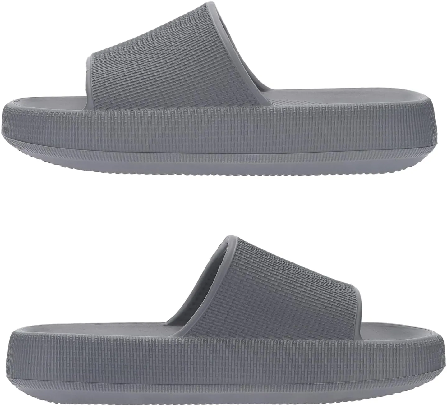 Joomra Pillow Slippers for Women and Men Non Slip Quick Drying Shower Slides Bathroom Sandals | Ultra Cushion | Thick Sole