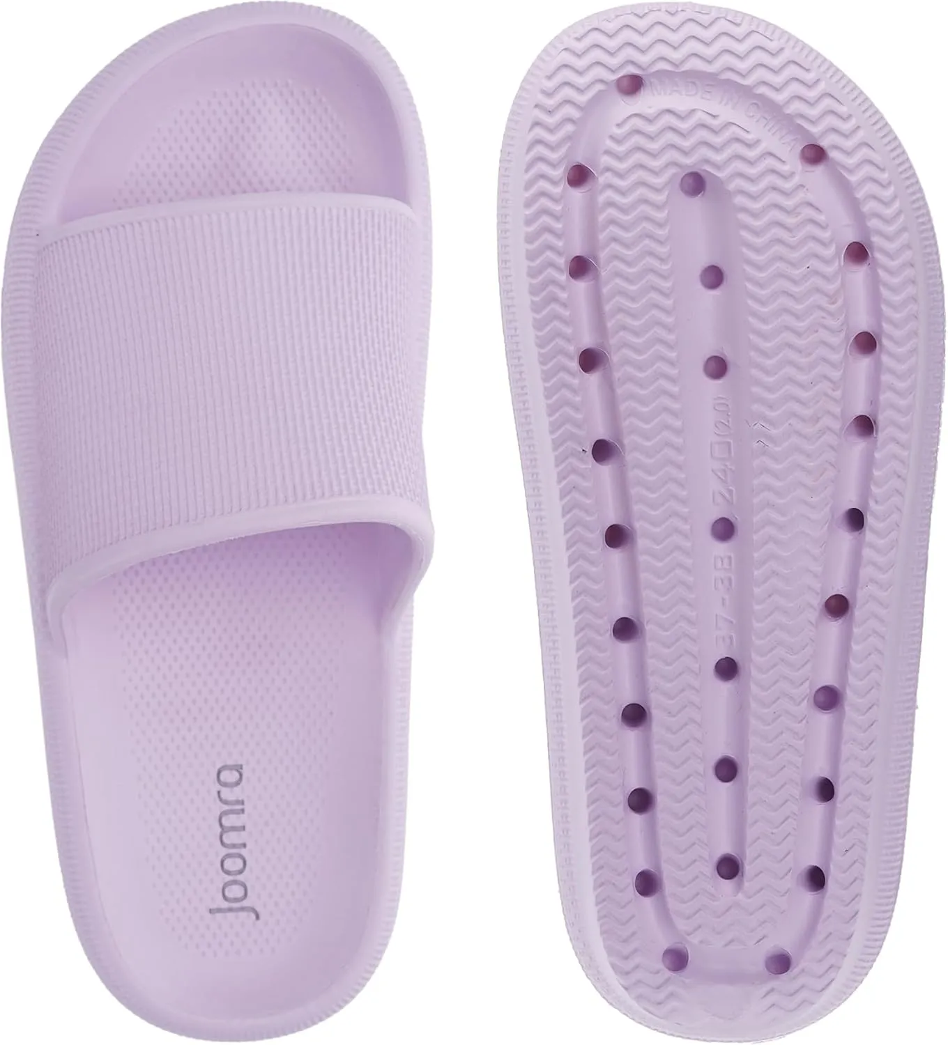Joomra Pillow Slippers for Women and Men Non Slip Quick Drying Shower Slides Bathroom Sandals | Ultra Cushion | Thick Sole