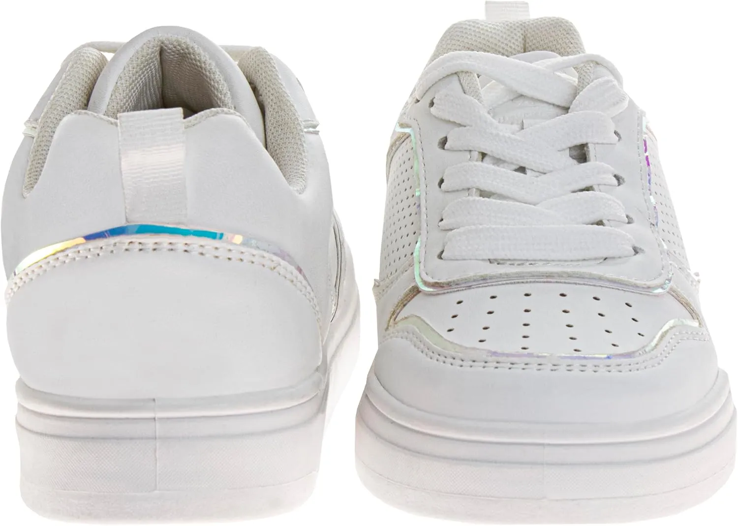 Josmo Girls Casual Lace-Up Sneakers - Stylish Low Top Fashion Tennis Shoes for Little Kid to Big Kid