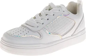Josmo Girls Casual Lace-Up Sneakers - Stylish Low Top Fashion Tennis Shoes for Little Kid to Big Kid