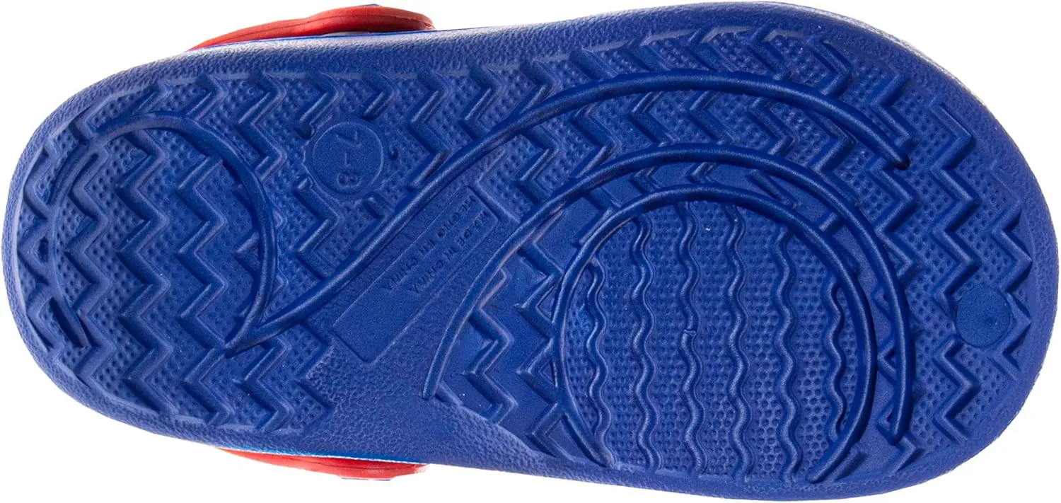 Josmo Kids Paw Patrol Clog Sandal Waterproof Slip-On Slides for Boys - Chase and Marshall Closed Toe Clogs with Backstrap (Sizes: 5-10 Toddlers / 11-12 Little Kids)