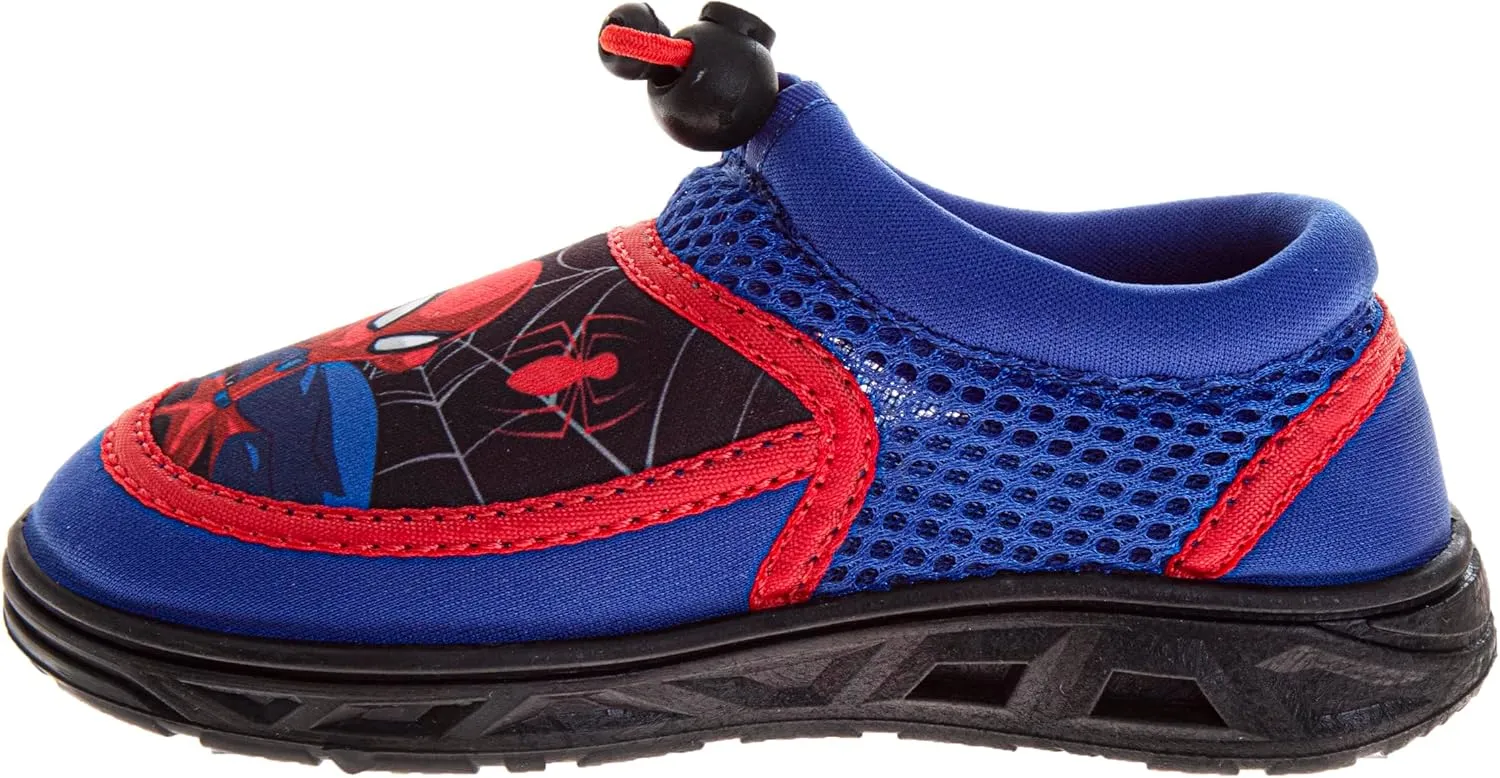 Josmo The Avengers Water Shoes - Spiderman Ironman Captain America Hulk Thor Pool Aqua Socks Slip On Quick Dry (5-10 Toddlers / 11-12 Little Kids)