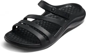 Joybees Women's Lakeshore Sandal - Beach Sandals for Women, Comfortable Footwear for Water with Arch Support, Slip On Waterproof Shoes with Adjustable Strap