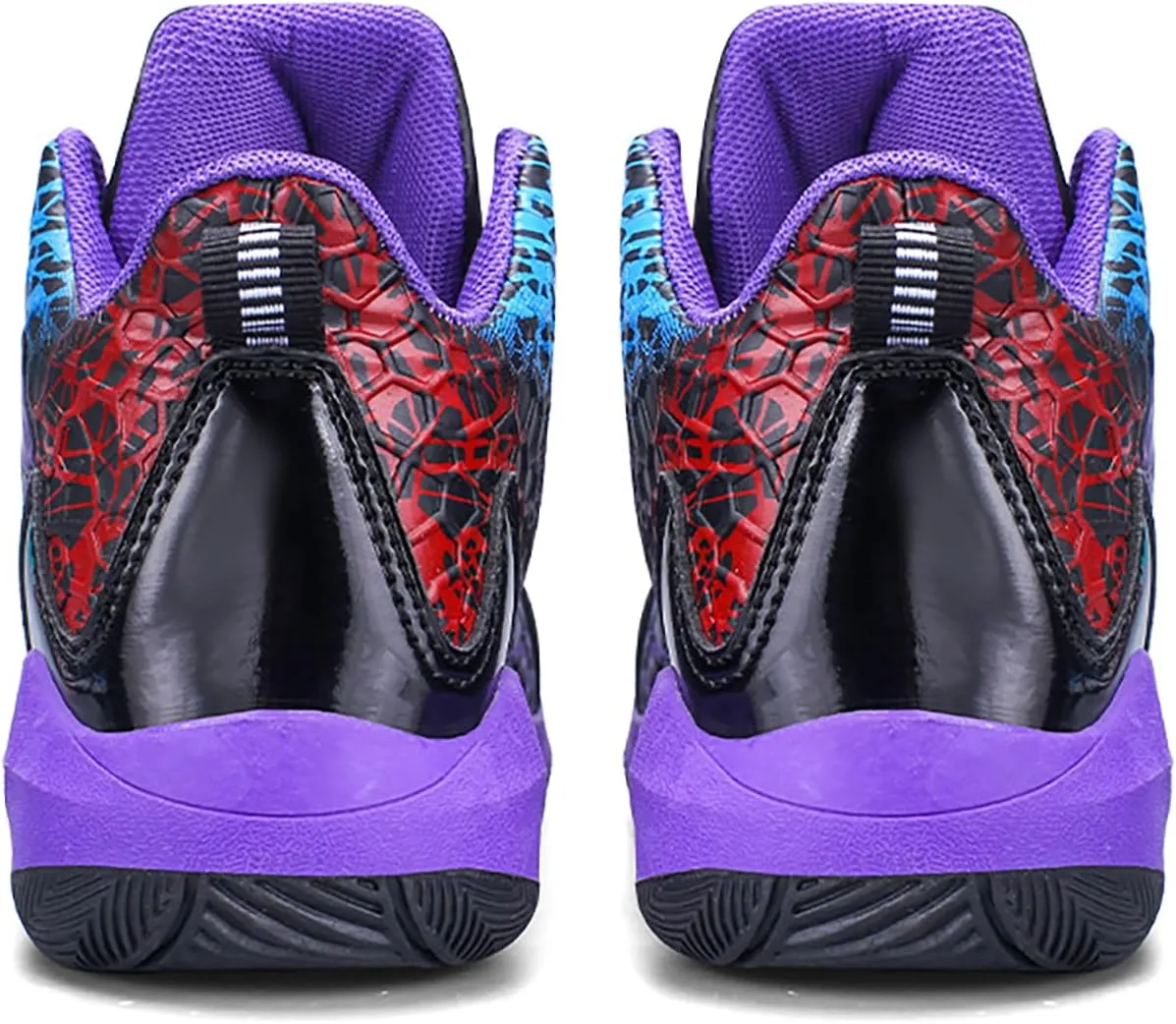Kids Basketball Shoes High-top Sports Shoes Boys Sneakers Durable Lace-up Non-Slip Running Shoes Secure for Little Kids Big Kids