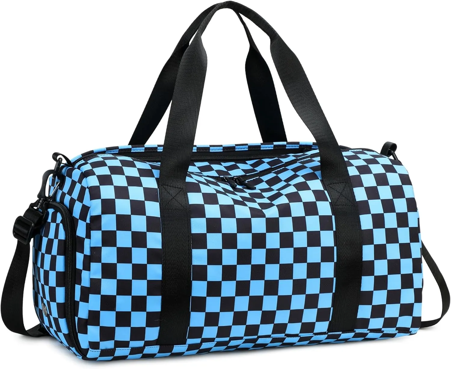 Kids Duffle Bag Boys Overnighter Travel Sport Gym Bag Weekender Carry On Shoulder Bag with Shoe Compartment & Wet Pocket