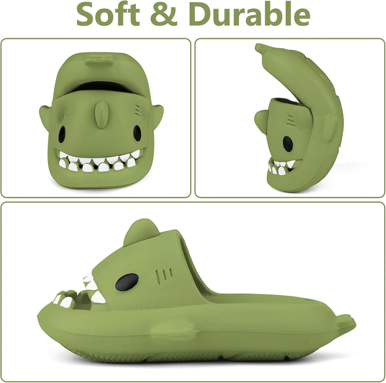 Kids Shark Cloud Slides | Toddler Boys Girls Shower Slippers | Boys Girls Cute Cartoon Fish Flip Flops | Beach Pool Home Sandals | Quick Dry Non-Slip