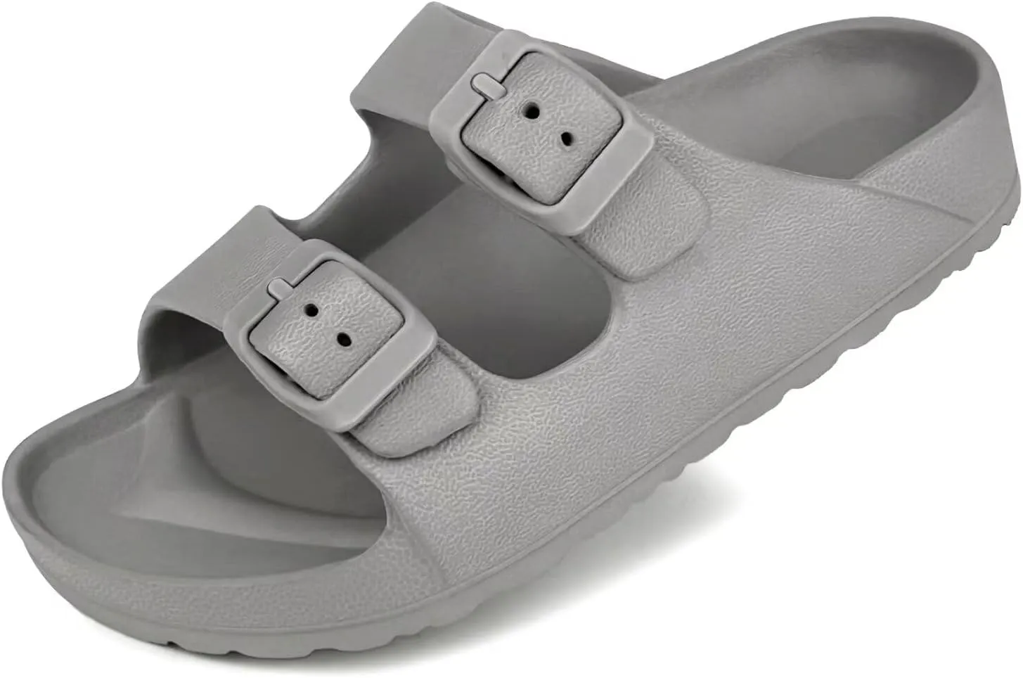 Kids Slides Sandals Double Buckle Adjustable Boys Girls