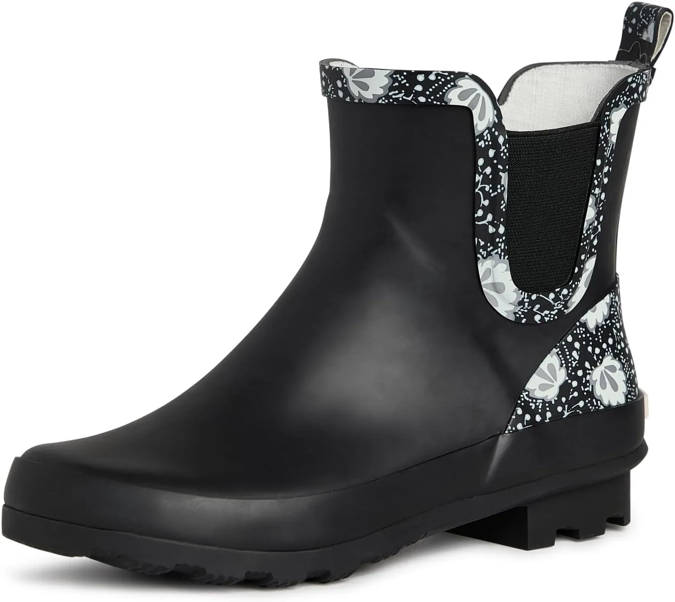 Laura Ashley Women's Rain Boots, Mid Cut Rubber Rain Boots for Women - Waterproof Ankle Boots for Ladies