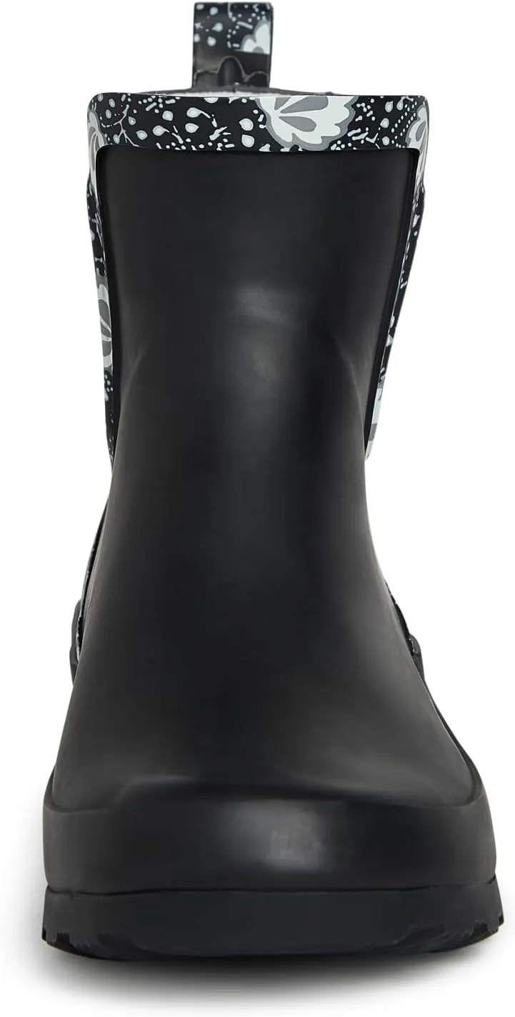 Laura Ashley Women's Rain Boots, Mid Cut Rubber Rain Boots for Women - Waterproof Ankle Boots for Ladies