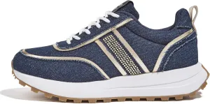 LUCKY STEP Women Platform Walking Shoe Fashion Retro Classic Casual Trainers Braided Rhinestone Sneakers Tennis Running Walking Shoes