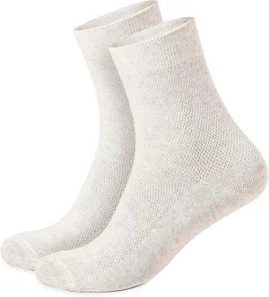 LuxWeave™ Men's Fine Mesh-Knitted Thin Breathable Linen Socks