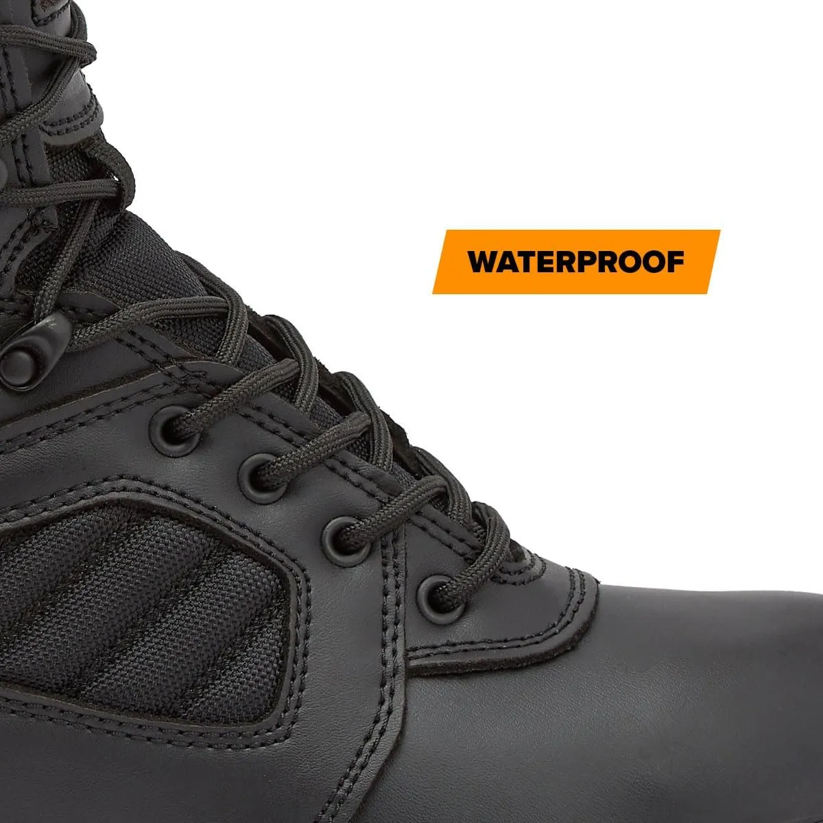 MAGNUM Men's Bragg Waterproof Tactical Boots for Men, Mens Military Hiking Boots, Breathable Light Weight Work Boots for Men