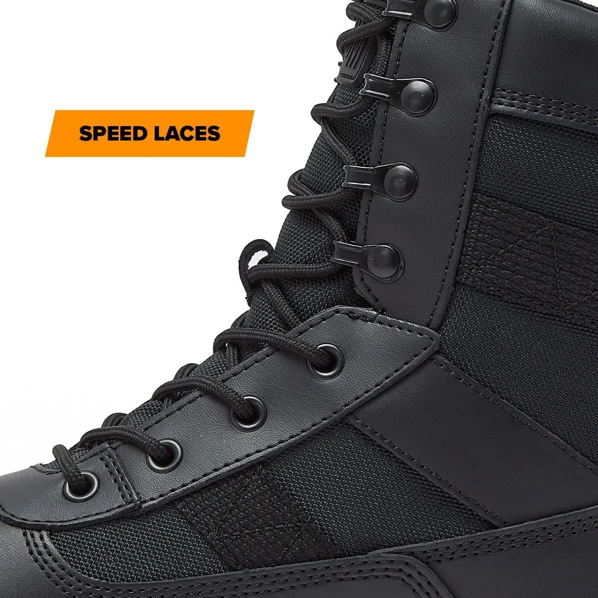 MAGNUM Men's Bragg Waterproof Tactical Boots for Men, Mens Military Hiking Boots, Breathable Light Weight Work Boots for Men
