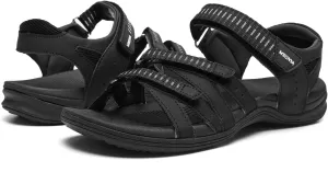 MEGNYA Comfortable Hiking Sandals for Womens, Classic Sport Walking Sandals with Adjustable Straps, Casual Summer Athletic Sandals for Trekking, Camping, Trip