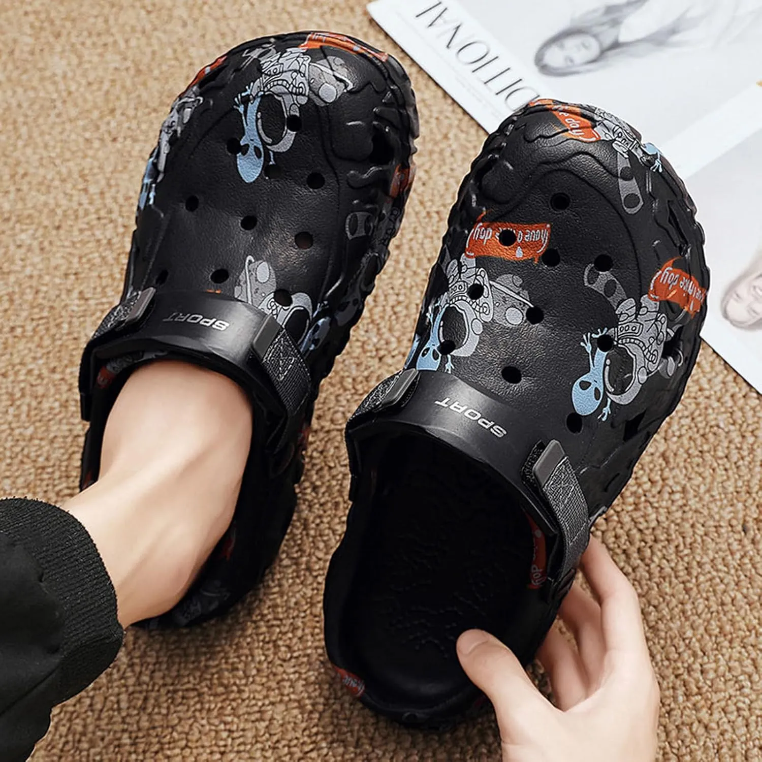 Men Slip On Garden Clogs: Classic Summers - Outdoor Fashions Beach Sandals