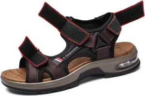 Mens Athletic Sandals Open Toe Hiking Outdoor Non-slip Sandals Air Cushion Sport Casual Beach Sandals