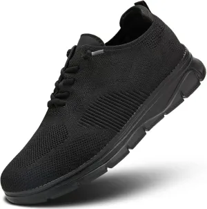 Men's Casual Dress Oxfords Shoes Breathable Knit Leisure Classic Business Fashion Sneakers Lightweight Comfortable Work Soft Sole Walking Shoes