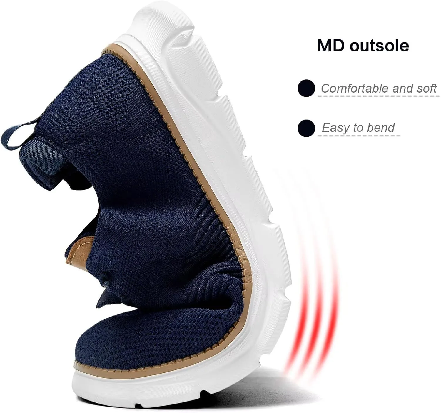 Men's Casual Dress Oxfords Shoes Breathable Knit Leisure Classic Business Fashion Sneakers Lightweight Comfortable Work Soft Sole Walking Shoes