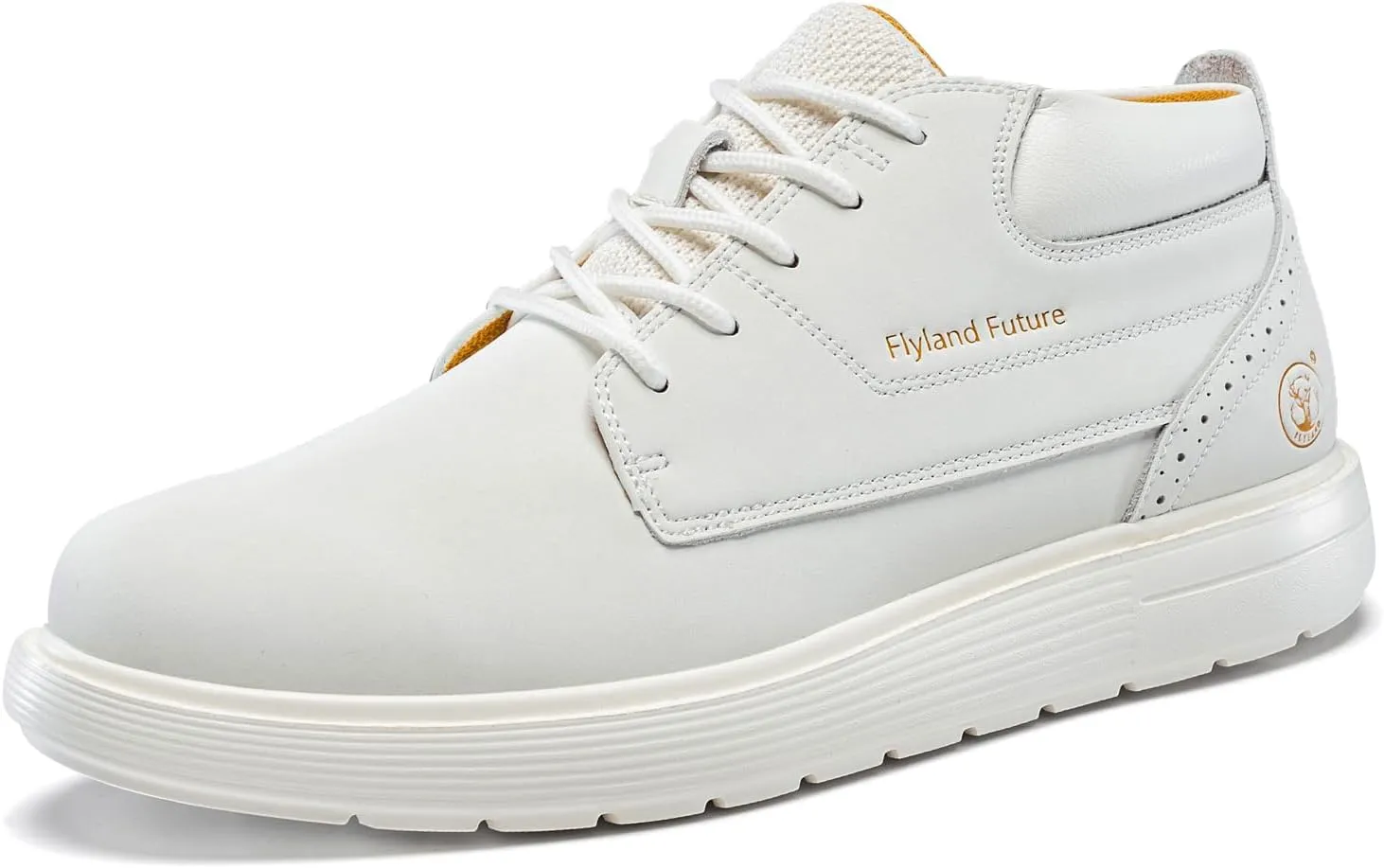 Men's Chukka Boots Casual Fashion Sneakers Lace Up Leather Ankle Boots Slip On Lightweight Walking Driving Shoes