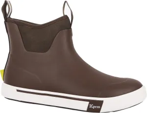 Men's Deck Boots Waterproof Ankle Rubber Rain Boots High-Performance Saltwater Fishing Booties
