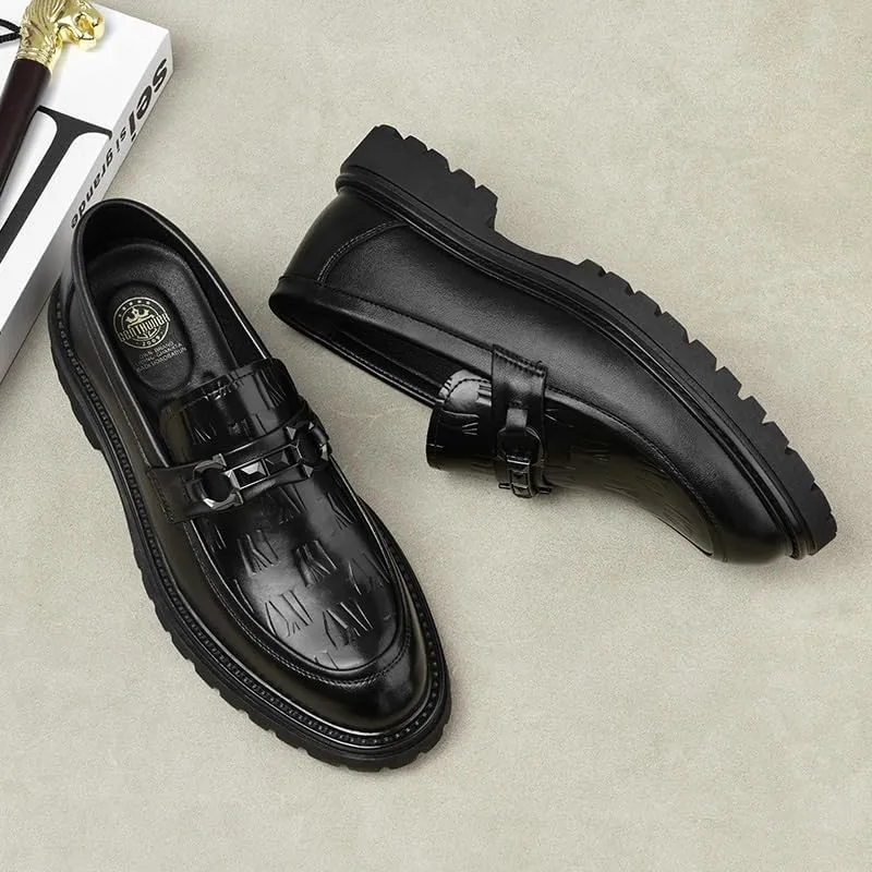 Men's Loafers Slip-on Casual Walking Shoes for Business Work & Daily